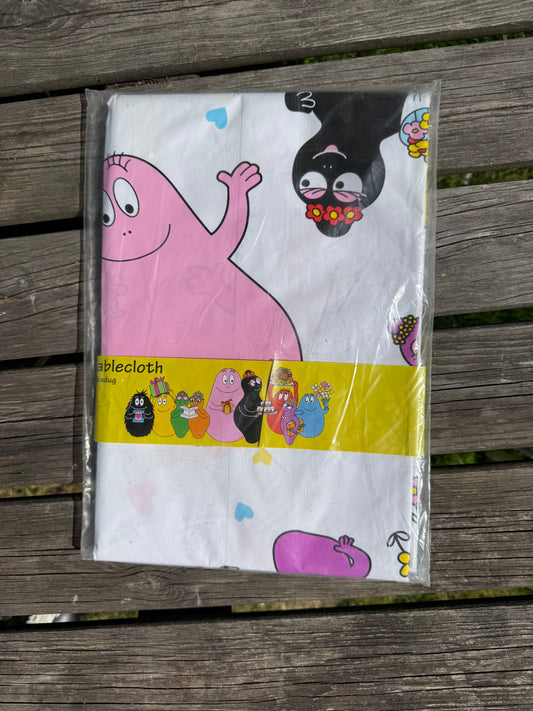 Vaxduk med barbapappamotiv