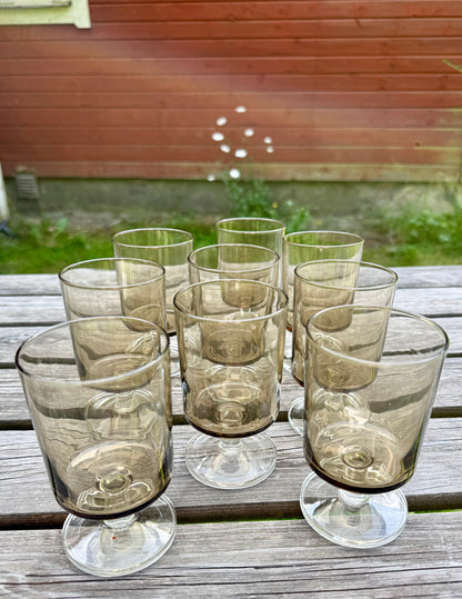 Rökfärgade glas