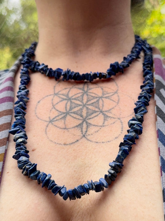Halsband i Lapis Lazuli