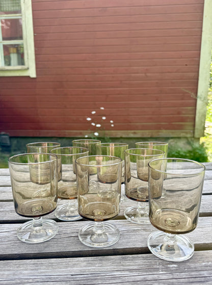 Rökfärgade glas