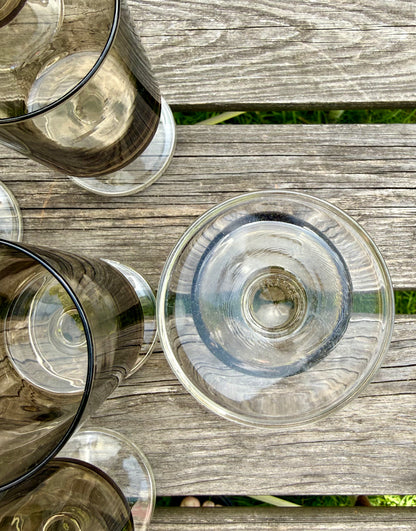 Rökfärgade glas