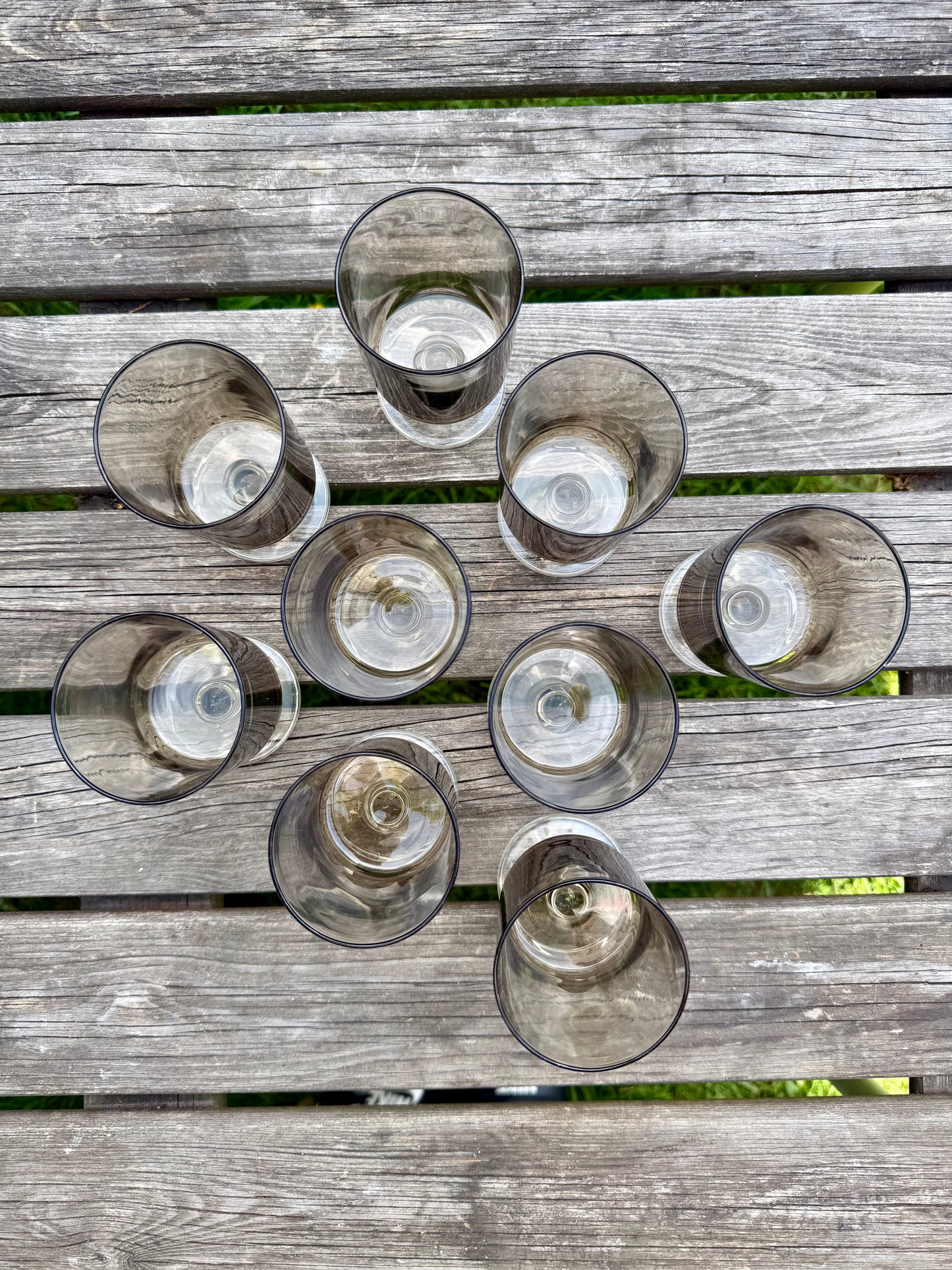 Rökfärgade glas